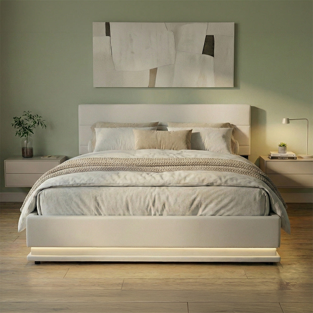 concept-usine-new-york-lit-coffre-blanc-140x190-led image 4