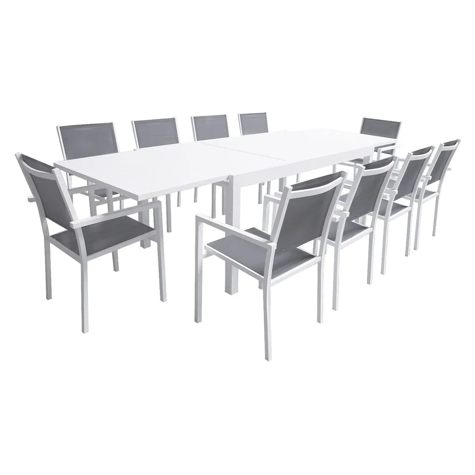 happy-garden-venezia-salon-jardin-extensible-10-places-blanc image 1