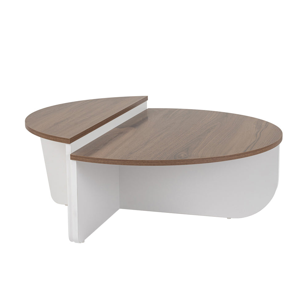 concept-usine-xyn-table-basse-ronde-blanche-modulable image 8