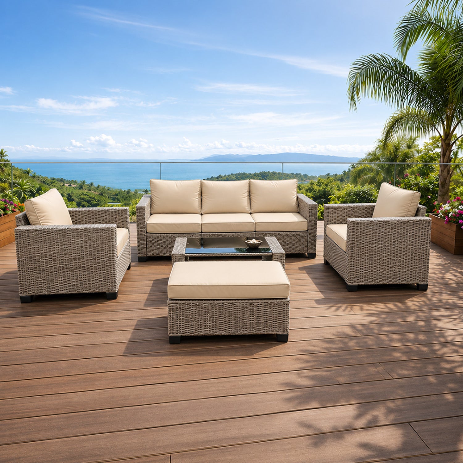 concept-usine-marabo-salon-de-jardin-6-places-gris-beige image 6