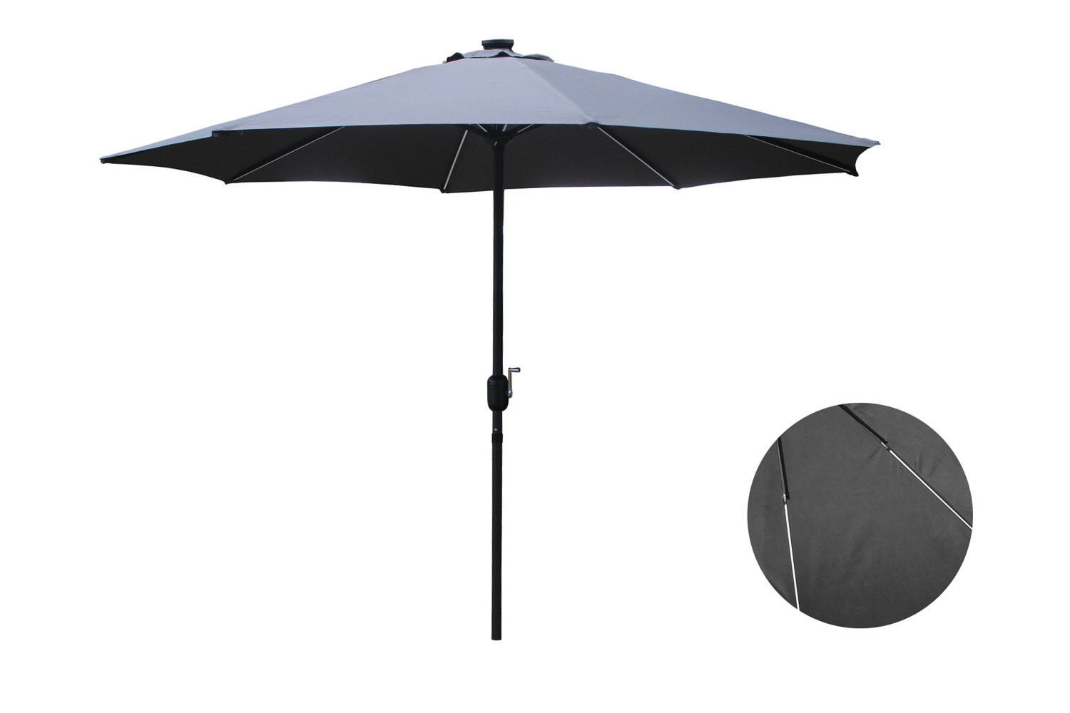 concept-usine-manarola-parasol-droit-led-rond-gris image 4