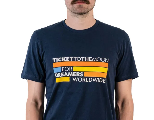 ticket-to-the-moon-t-shirt-homme-coton-taille-l image 1