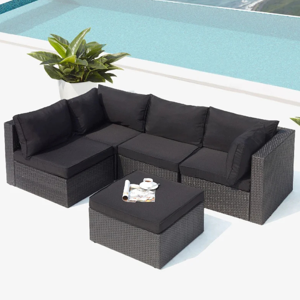 concept-usine-milano-salon-de-jardin-modulable-5-places-noir image 2