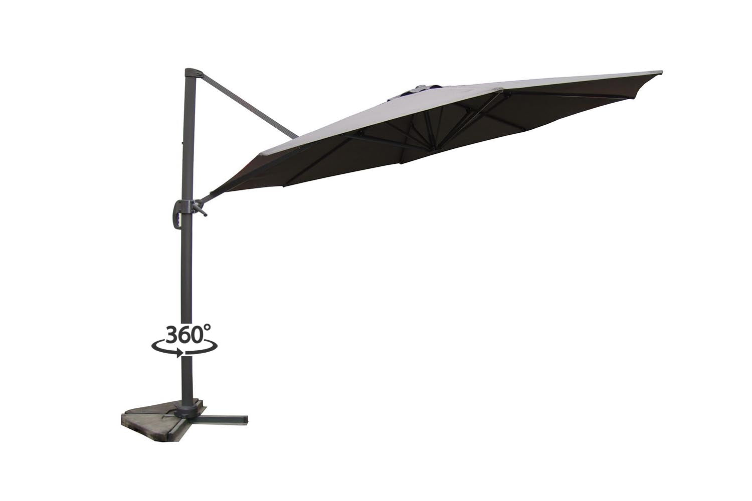 concept-usine-castillo-parasol-d-port-gris-350-cm-inclinable image 1