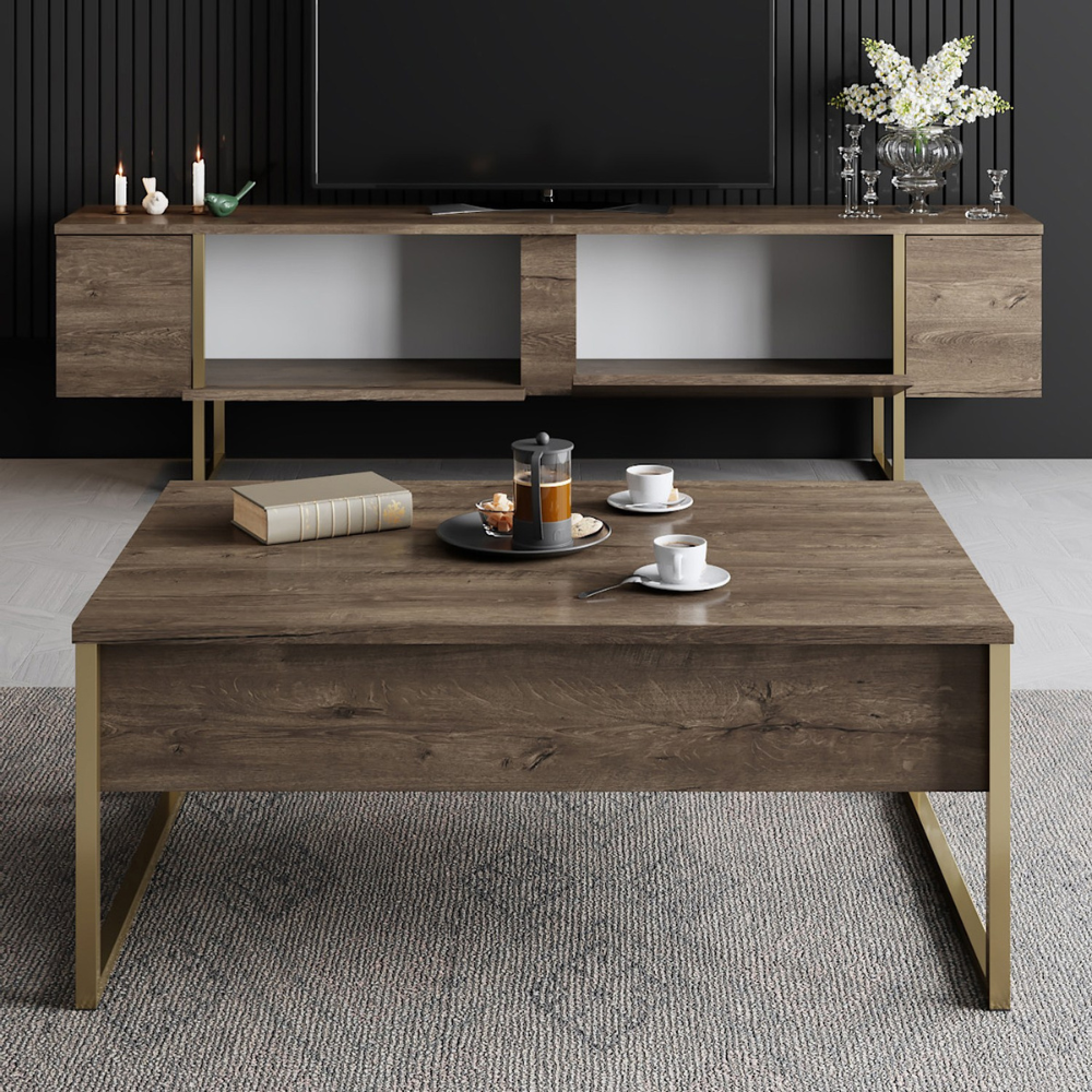 concept-usine-bearn-meuble-tv-180cm-bois-portes-rangement-design image 2