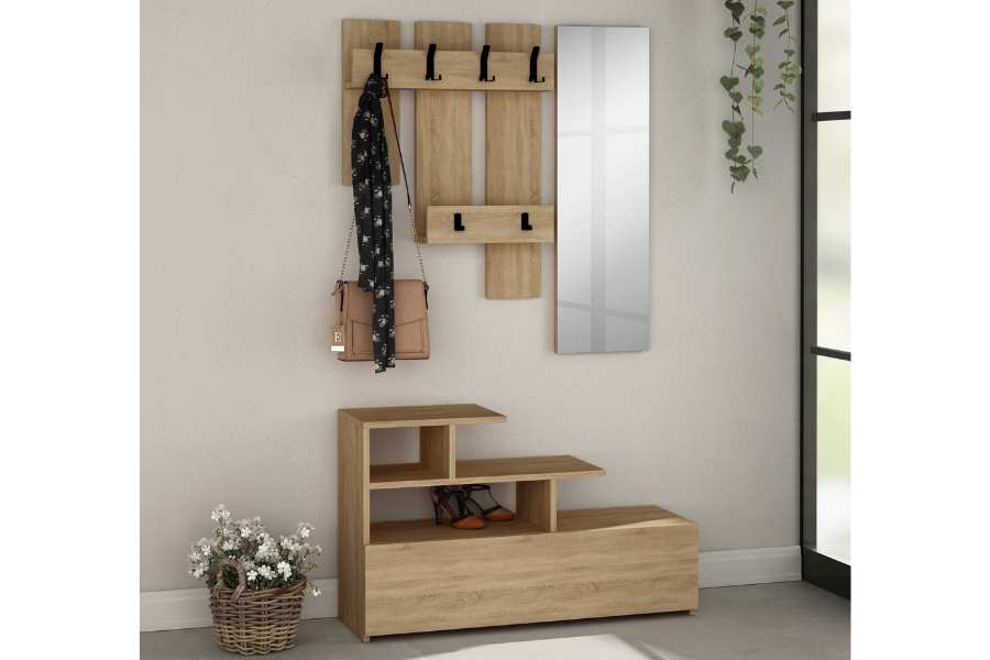 concept-usine-mesty-meuble-d-entr-e-blanc-bois-porte-manteau image 4