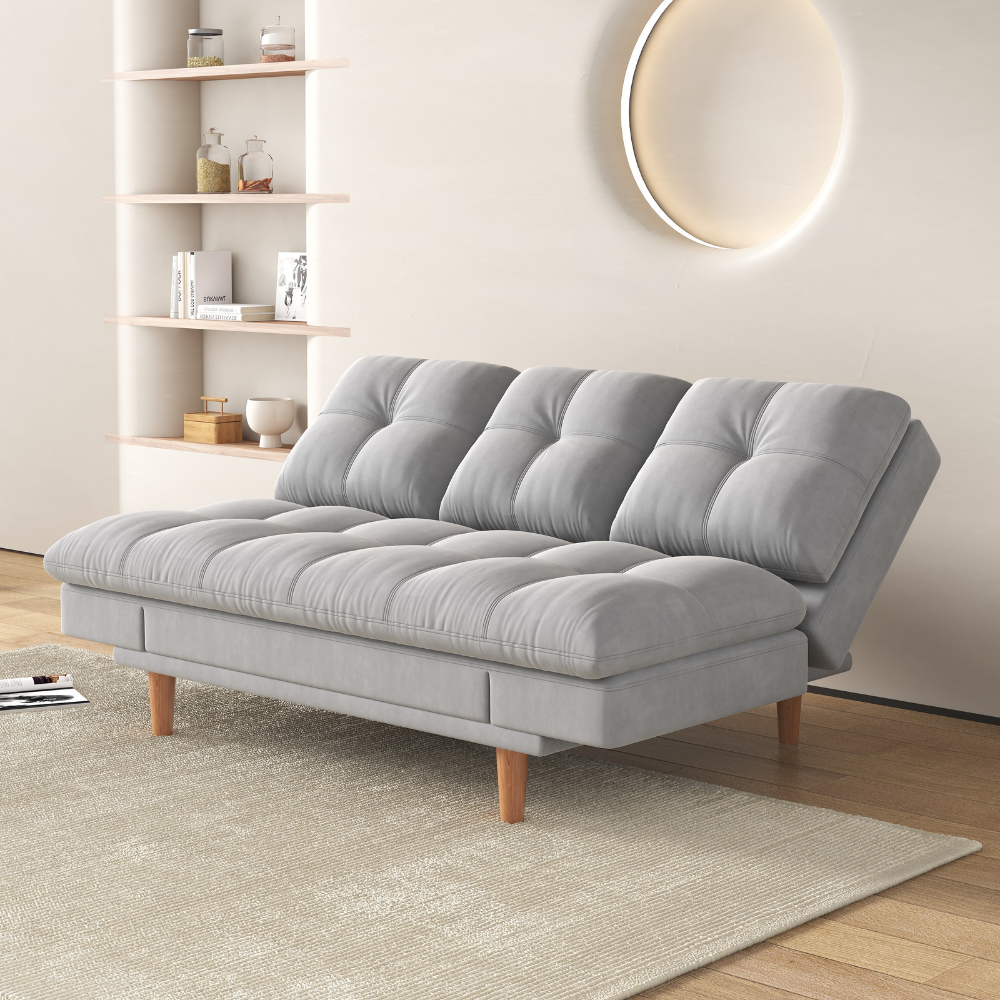 concept-usine-kalmar-canap-convertible-tissu-3-places-gris image 3