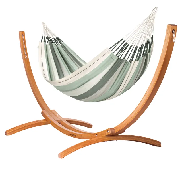 la-siesta-maera-hamac-king-coton-bio-olive-400-cm image 1