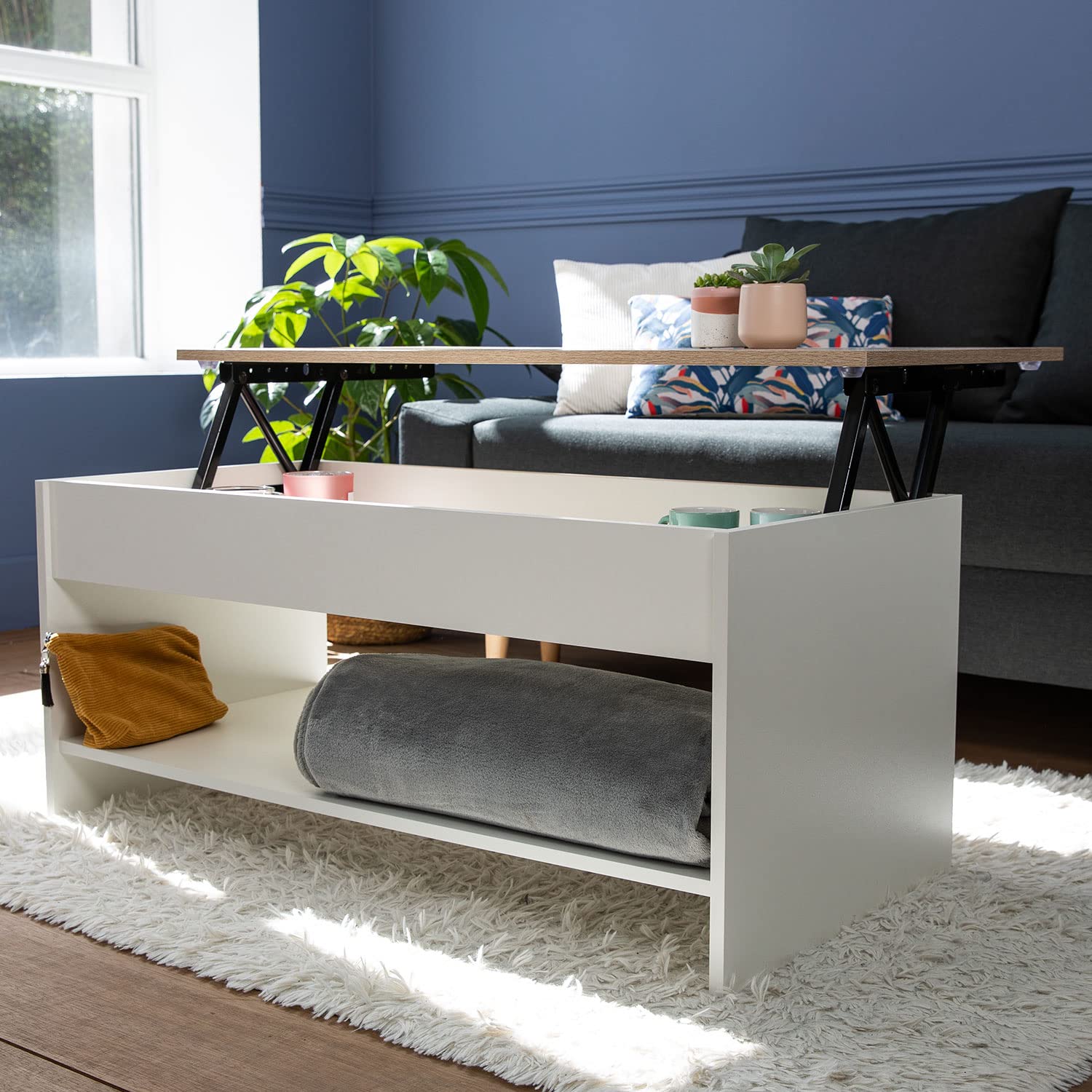 happy-garden-hedda-table-basse-relevable-blanche-100x50 image 8