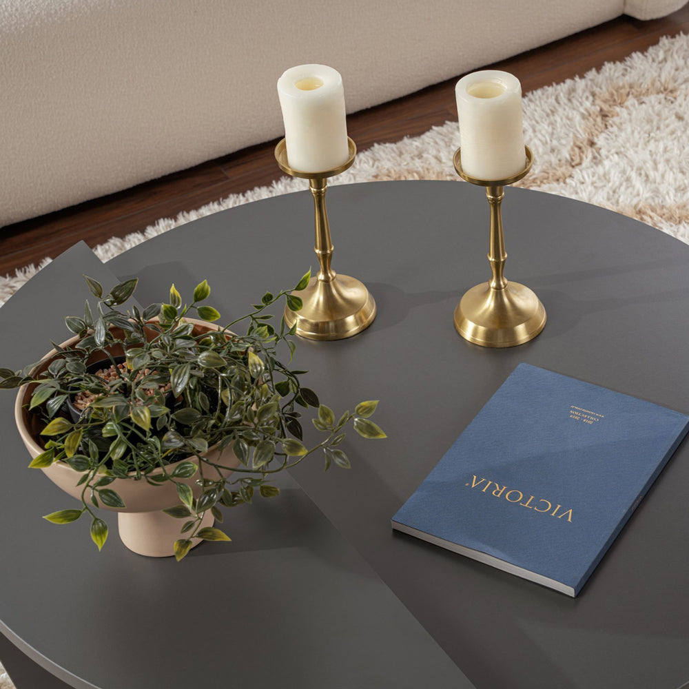 concept-usine-vari-table-basse-ronde-noire-90-cm image 4