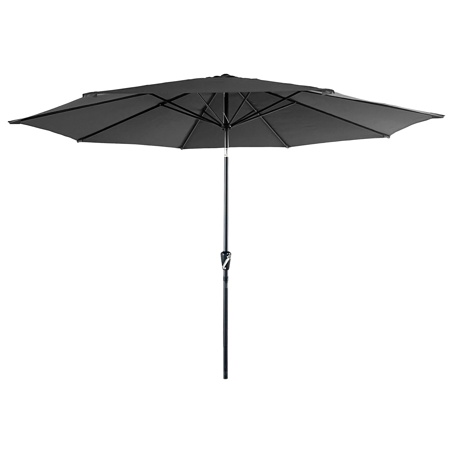 happy-garden-hapuna-parasol-droit-rond-3-30-m-gris image 1