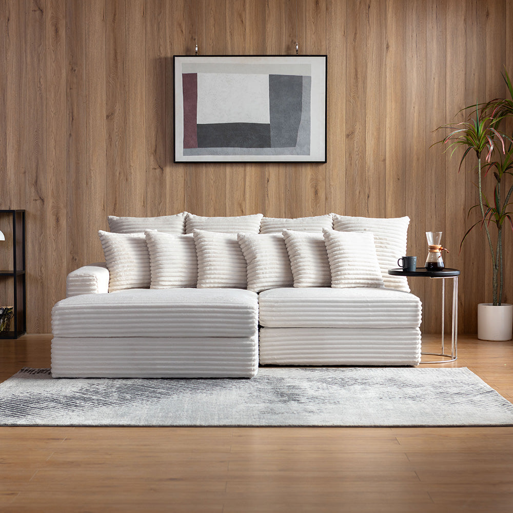 concept-usine-cardiff-canap-angle-beige-velours-c-tel image 1