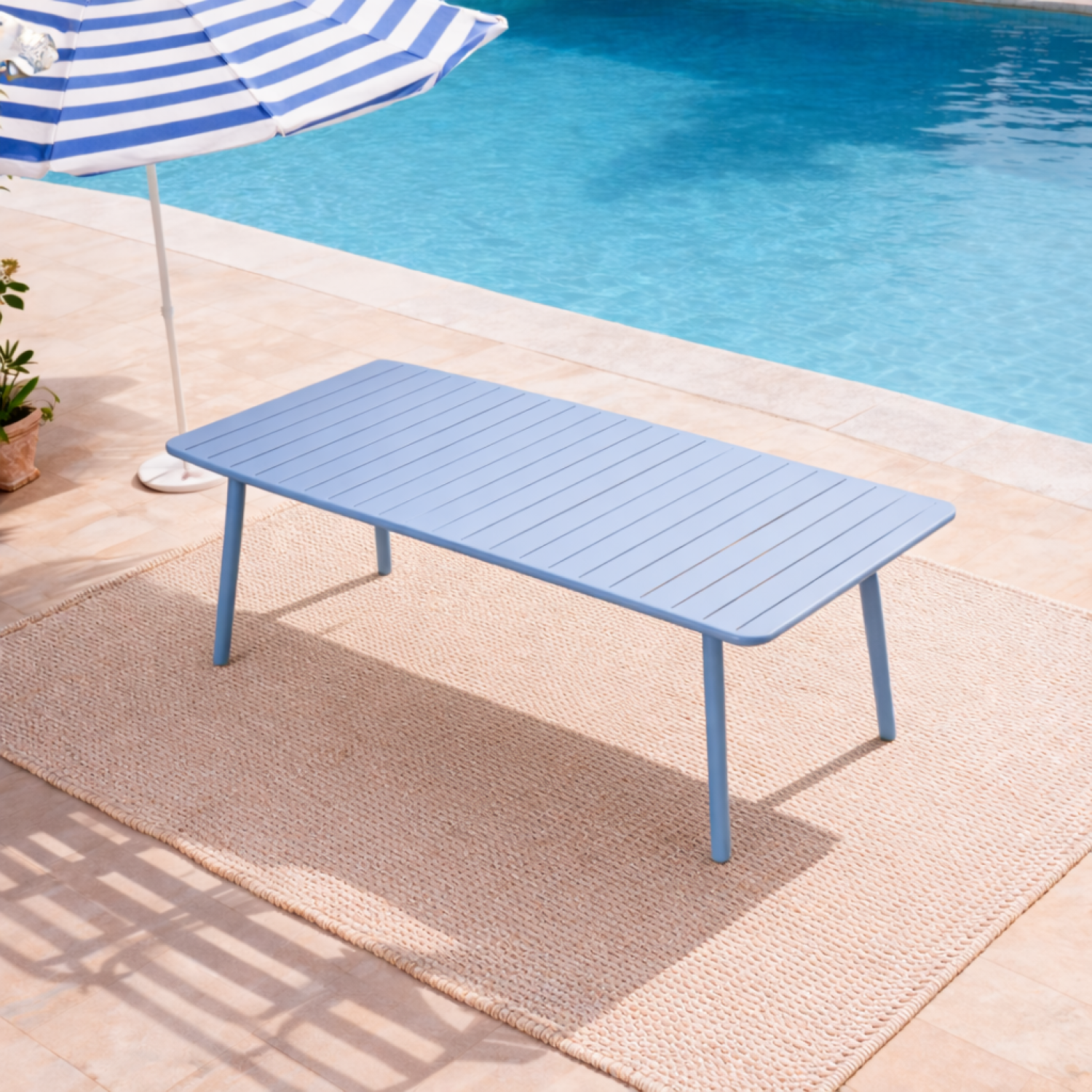 concept-usine-bergame-table-de-jardin-10-12-places-bleue image 4