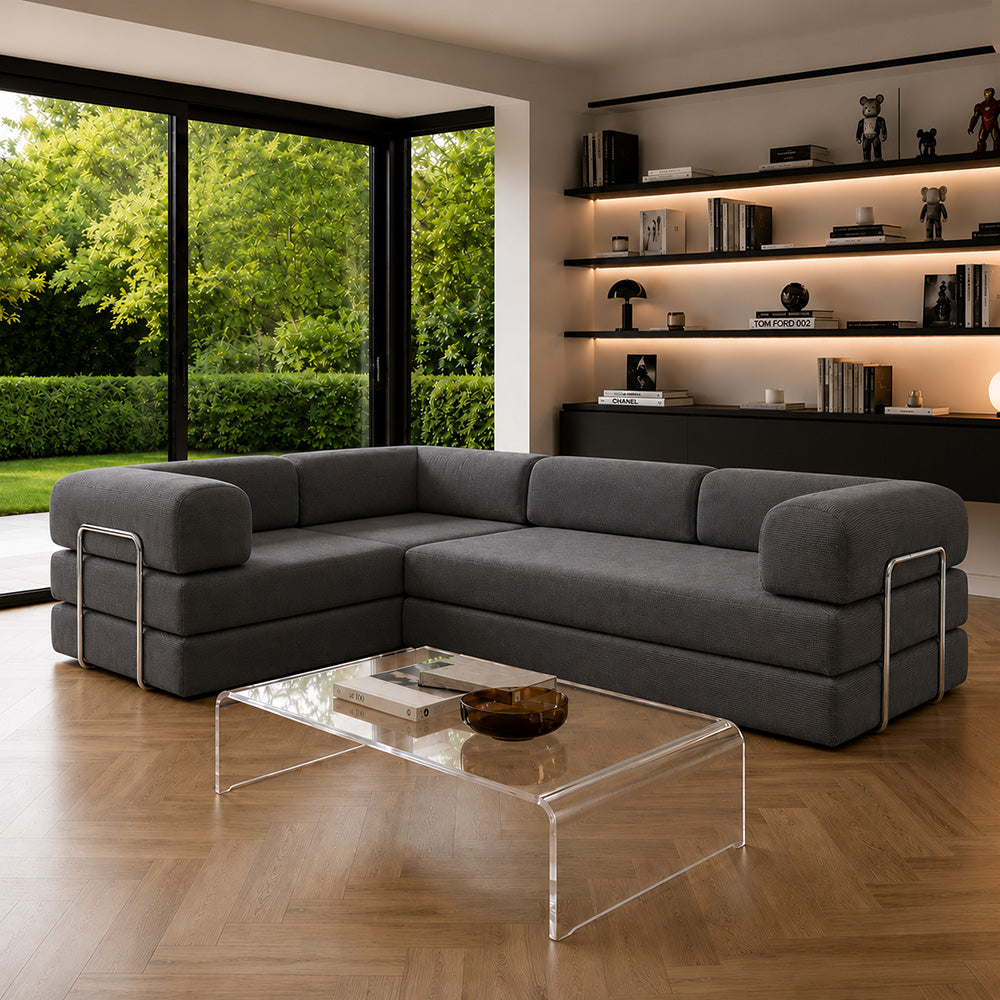 concept-usine-barry-canap-convertible-velours-c-tel-5-places image 1