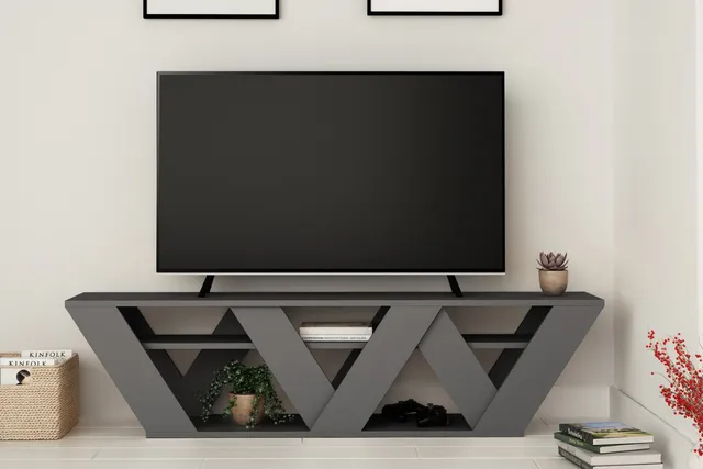 concept-usine-noli-meuble-tv-gris-160-cm-avec-rangement image 1