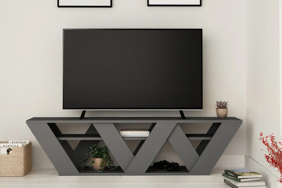 concept-usine-noli-meuble-tv-gris-160-cm-avec-rangement image 1