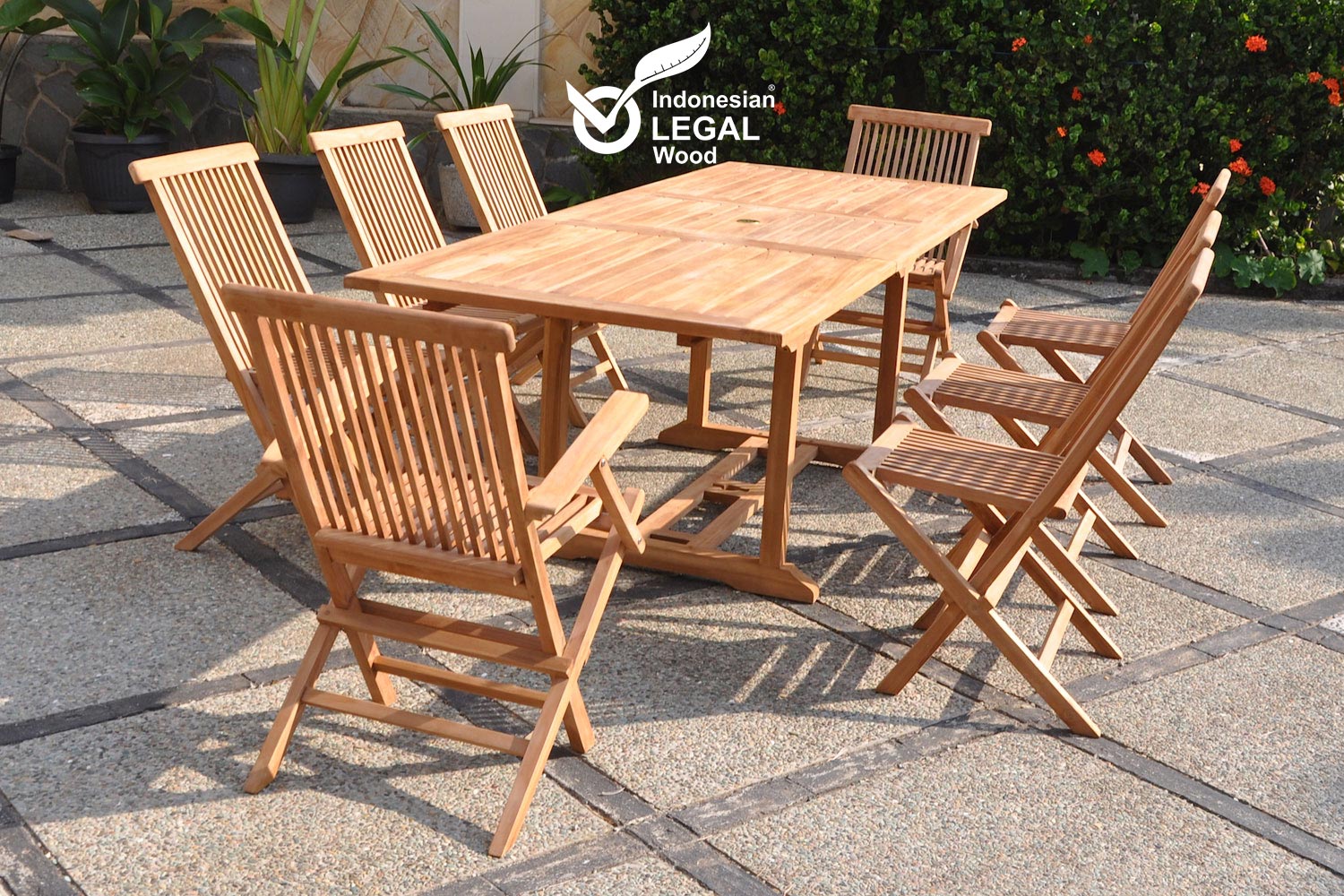 concept-usine-kajang-8-salon-de-jardin-teck-8-chaises image 6