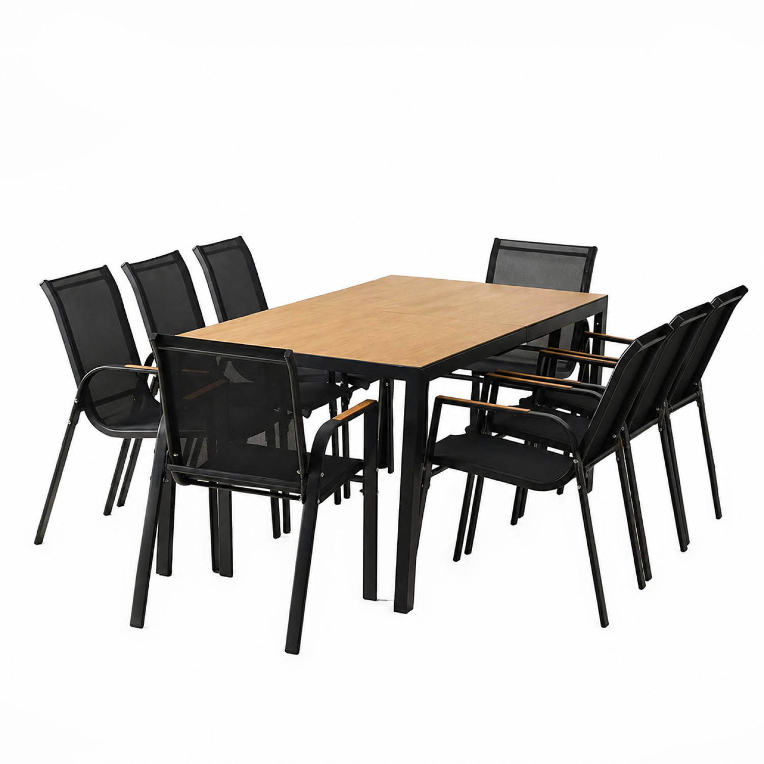 concept-usine-brisbane-salon-de-jardin-8-places-190-cm-noir image 5