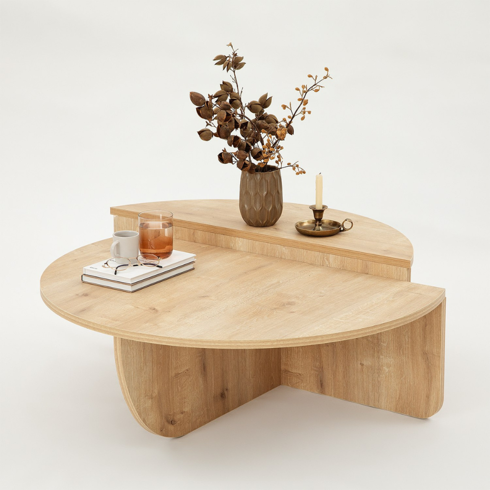 concept-usine-carlow-table-basse-ronde-bois-modulable image 4