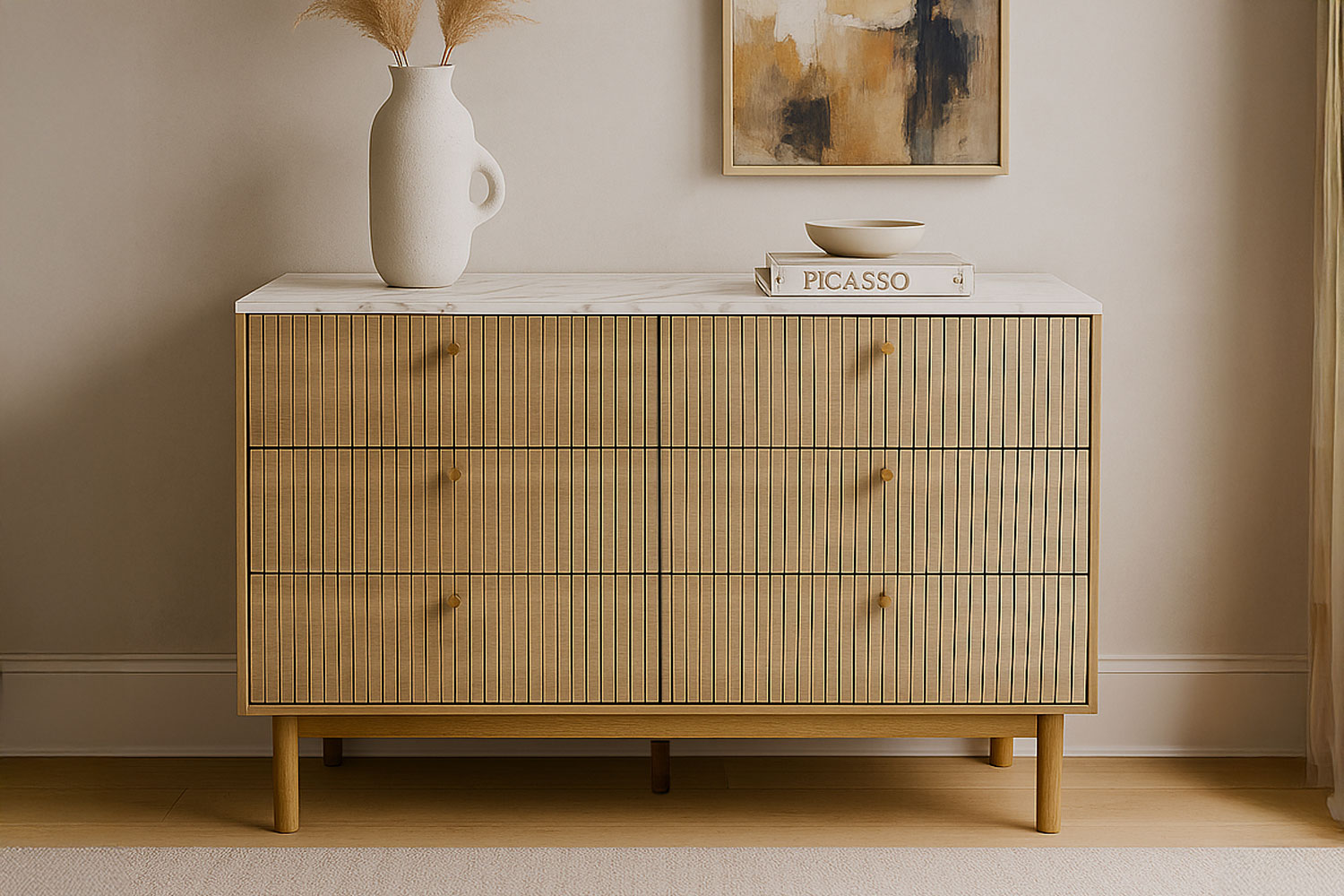concept-usine-brox-buffet-bois-blanc-120-cm-rangement image 8