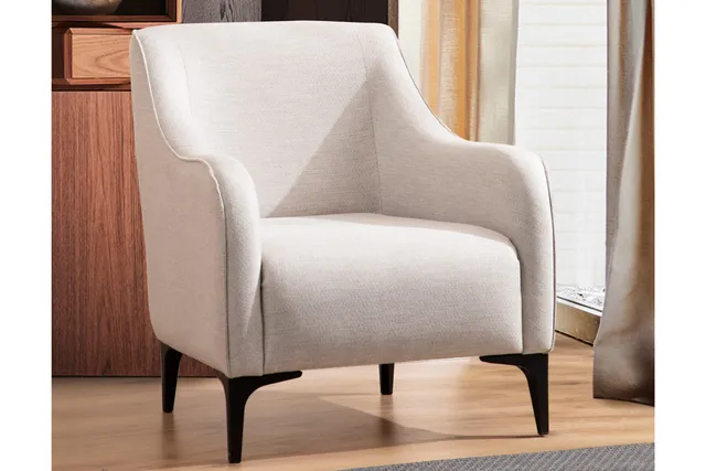 concept-usine-james-fauteuil-tissu-blanc-cass-scandinave image 1