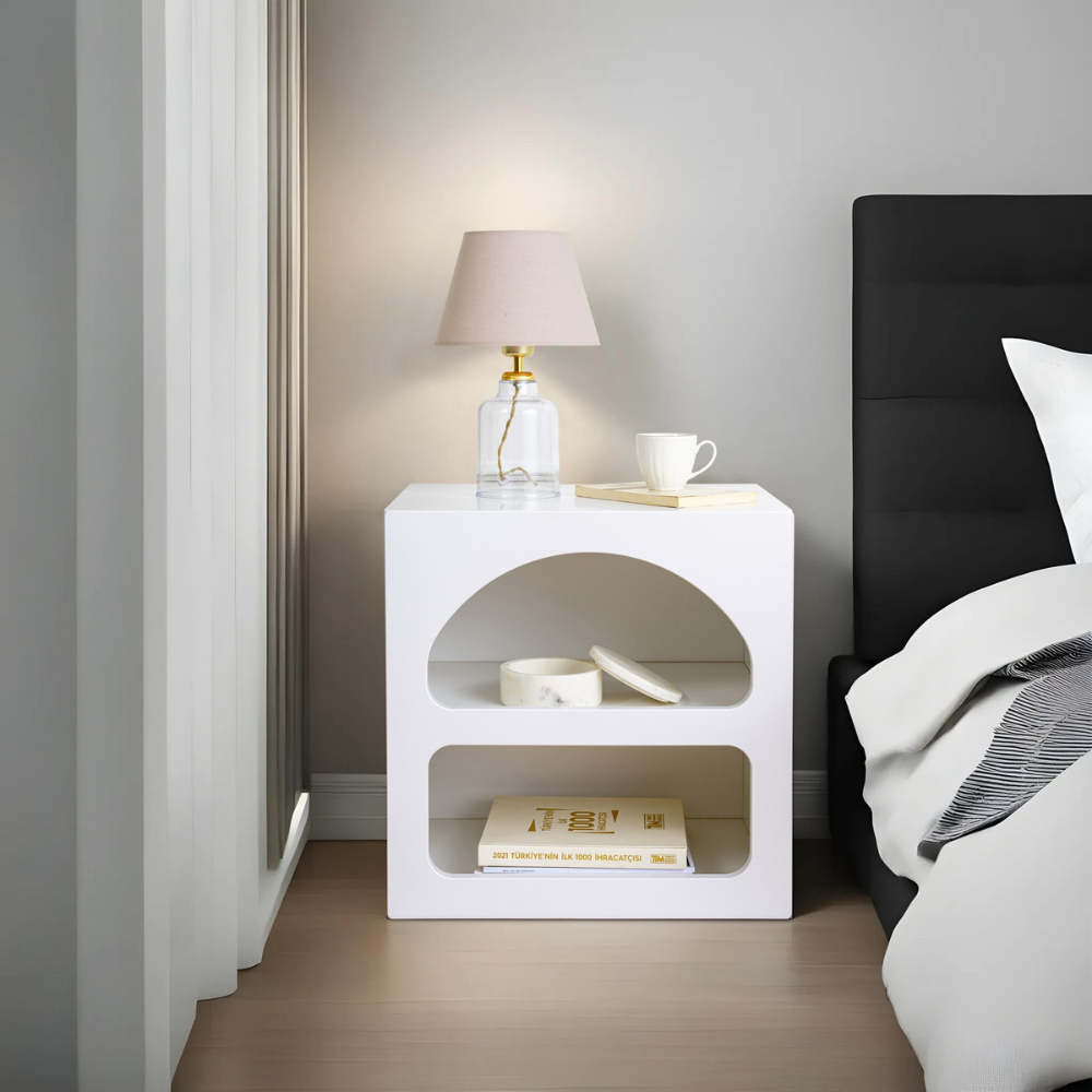 concept-usine-amal-table-de-chevet-blanche-bois-niche image 2