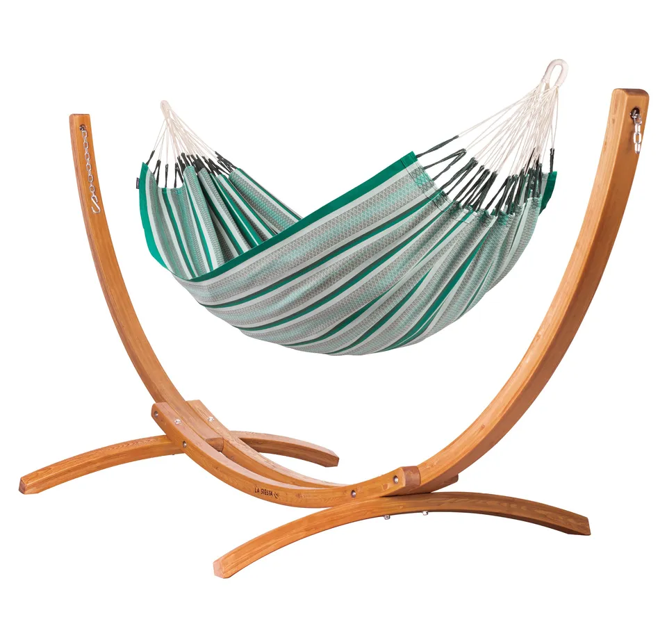 la-siesta-maera-organic-agave-hamac-double-avec-support-350-cm image 1