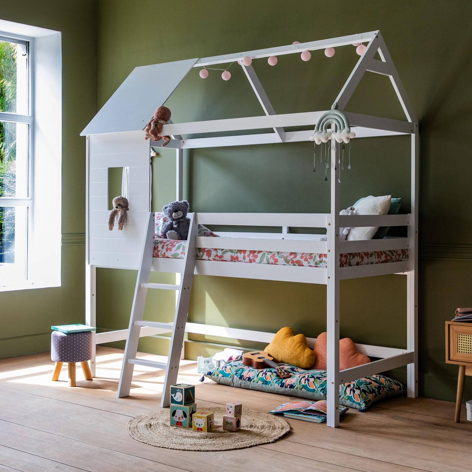 happy-garden-margot-lit-cabane-mezzanine-190x90-blanc image 6