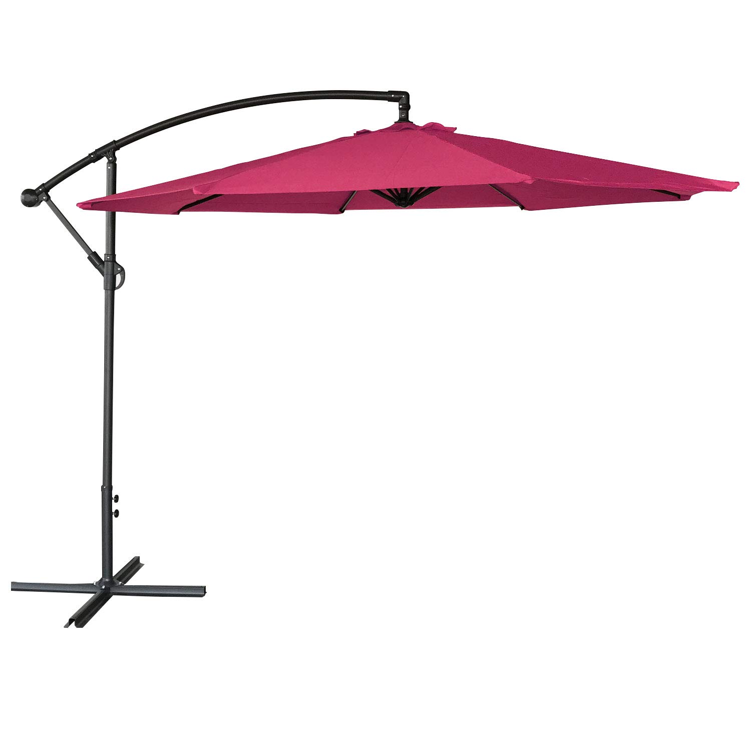 happy-garden-oahu-parasol-d-port-rond-3-5m-rouge image 8