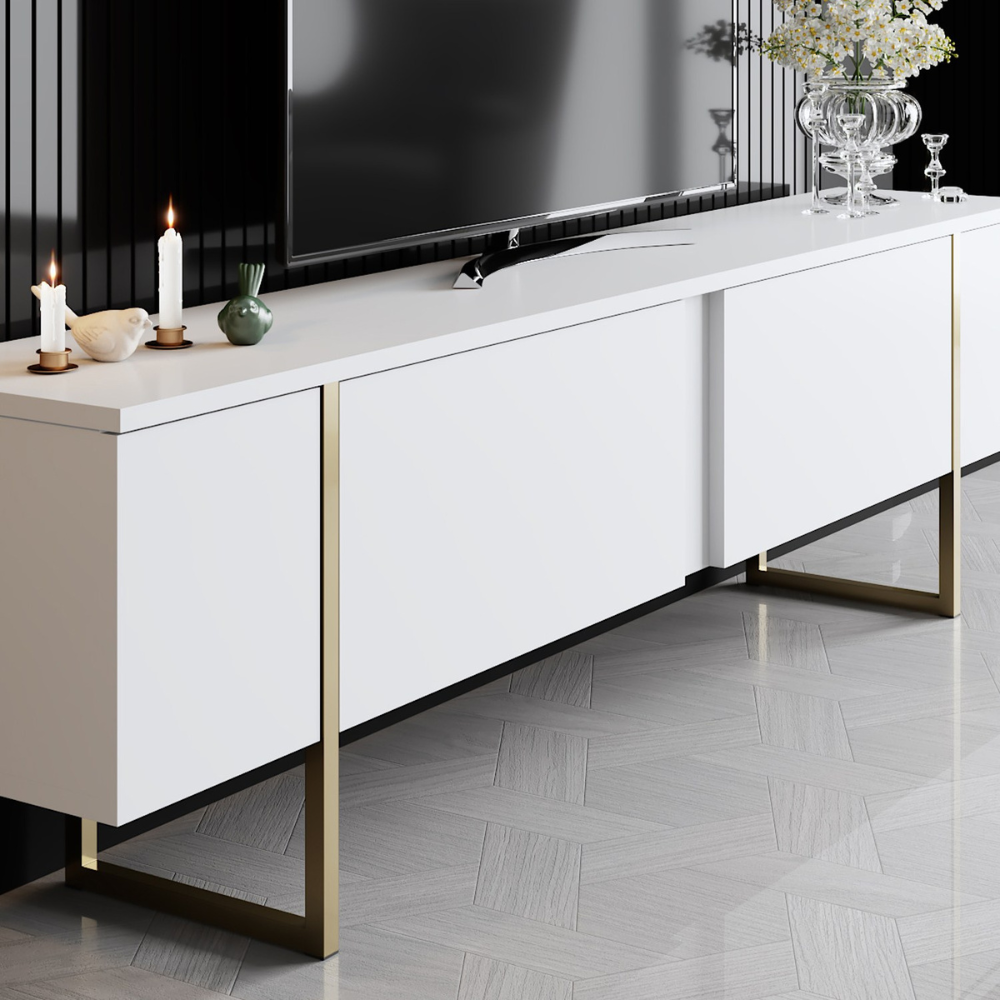 concept-usine-luxor-meuble-tv-blanc-180-cm-design image 1