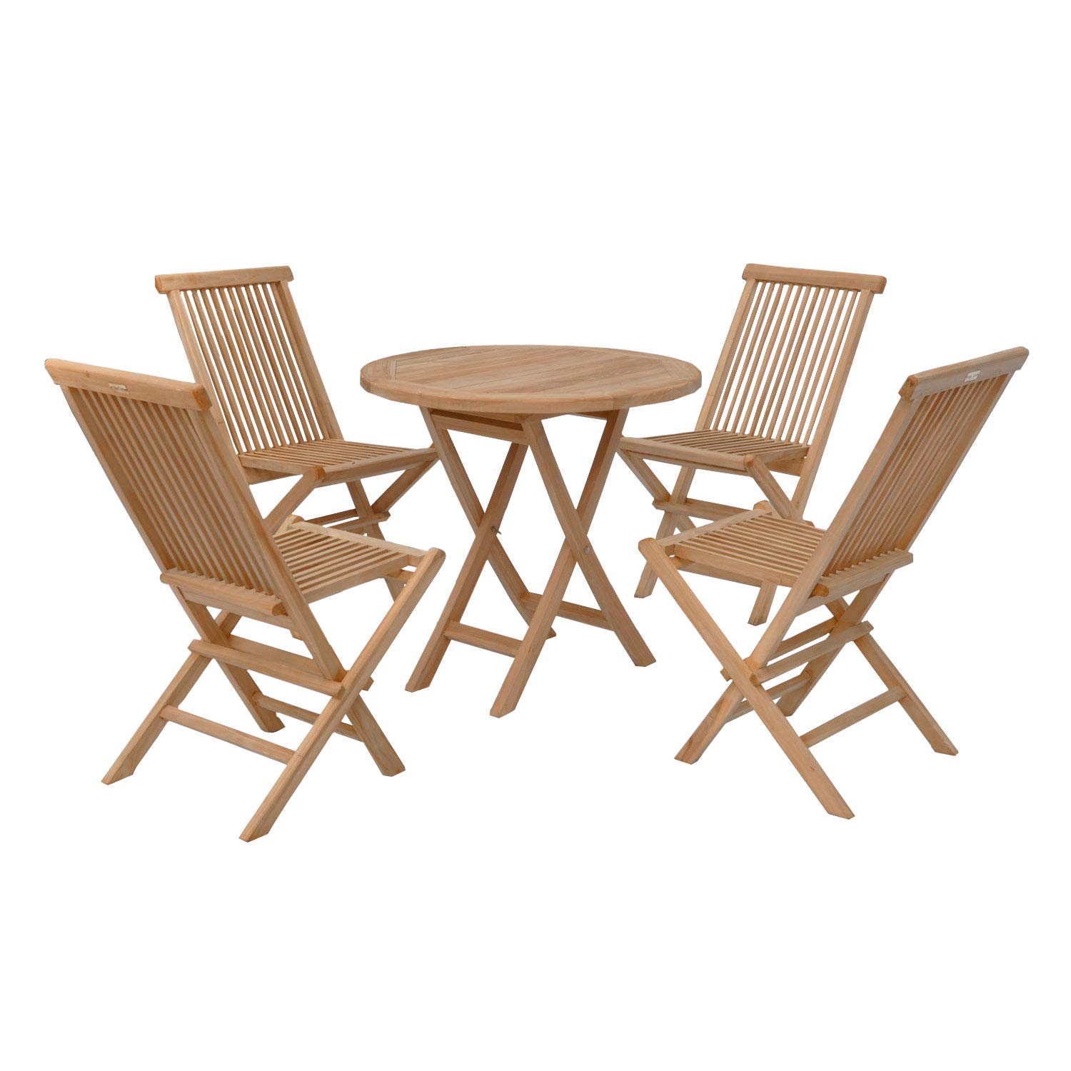 happy-garden-lombok-salon-jardin-teck-table-ronde-80-cm-4-places image 1