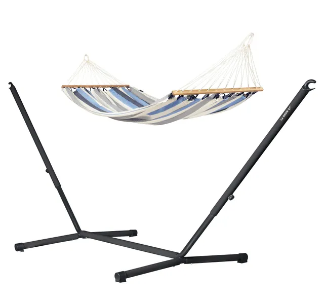 la-siesta-nautico-outdoor-hamac-sea-salt-double-350-cm-barres image 1