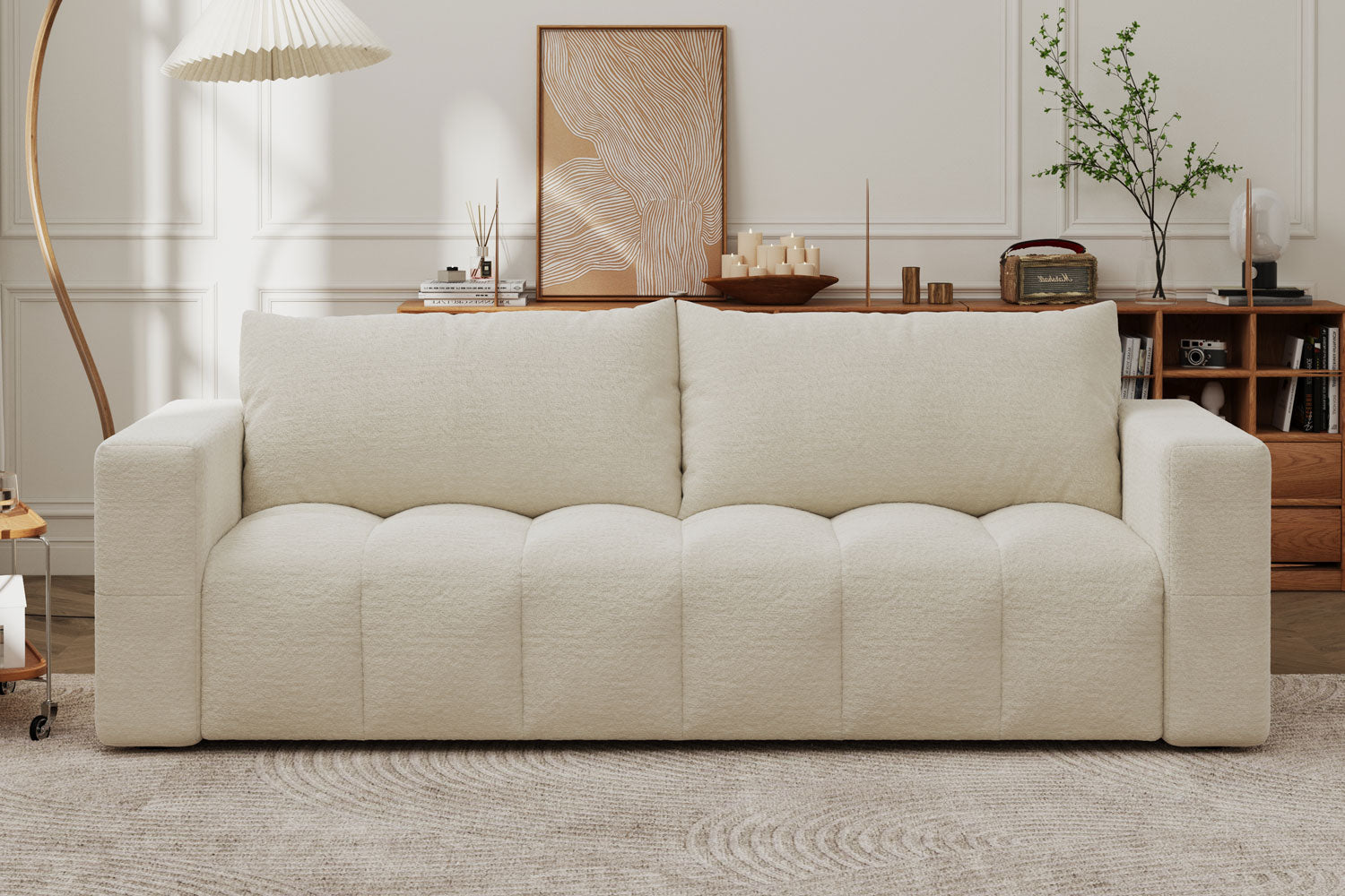 concept-usine-canterbury-canap-3-places-bouclette-beige-coffre image 3