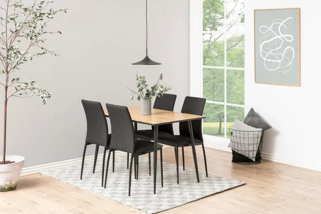 concept-usine-mira-table-salle-manger-4-places-bois-industriel image 1