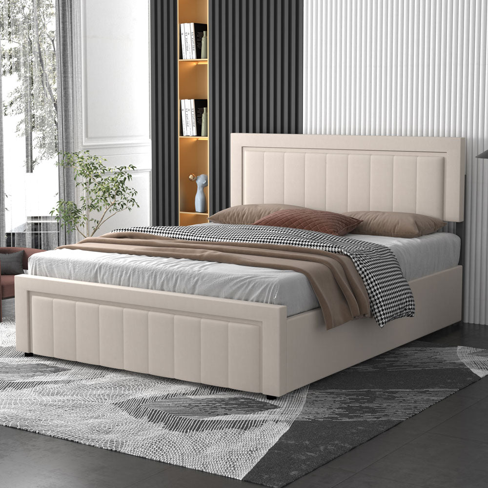 concept-usine-nashville-lit-coffre-160x200-velours-beige image 1