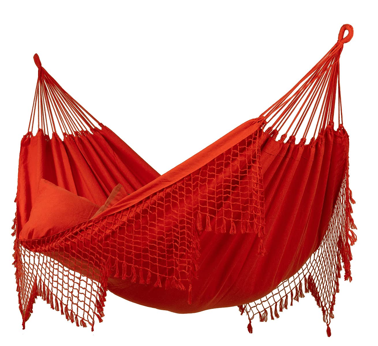 tropilex-fringes-sublime-hamac-double-bleu-marine-350-cm image 7