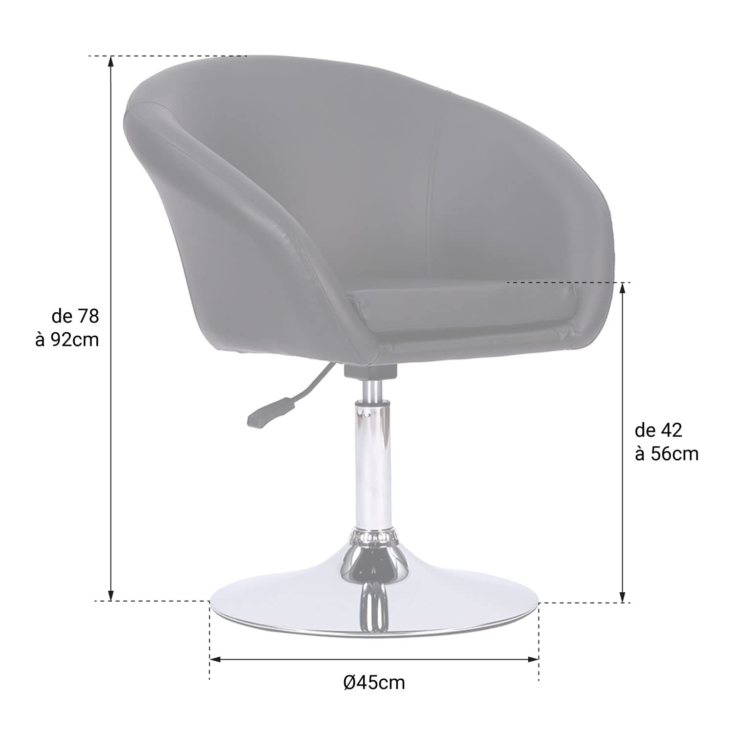 happy-garden-gabin-tabouret-de-bar-noir-simili-r-glable image 3