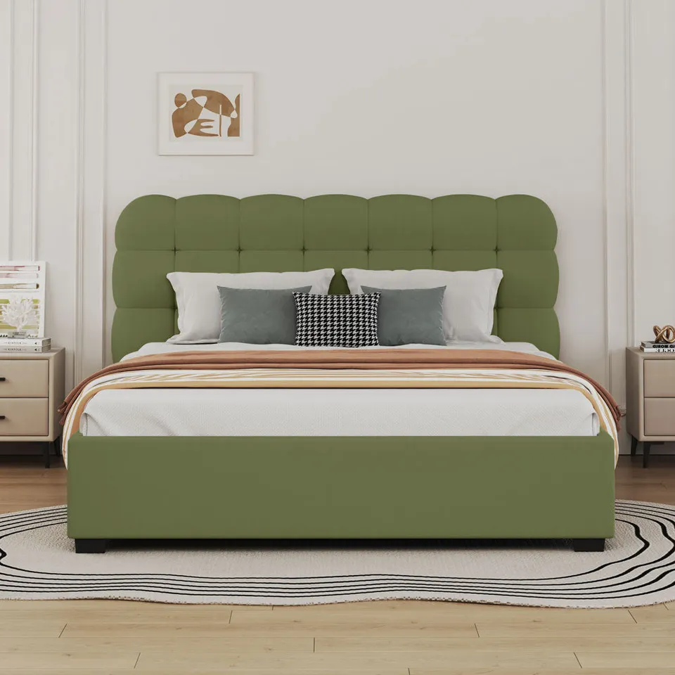 concept-usine-dallas-lit-coffre-140x190-velours-beige image 1