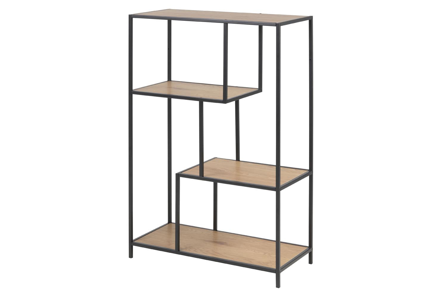concept-usine-factory-meuble-rangement-salon-biblioth-que-bois-noir image 3