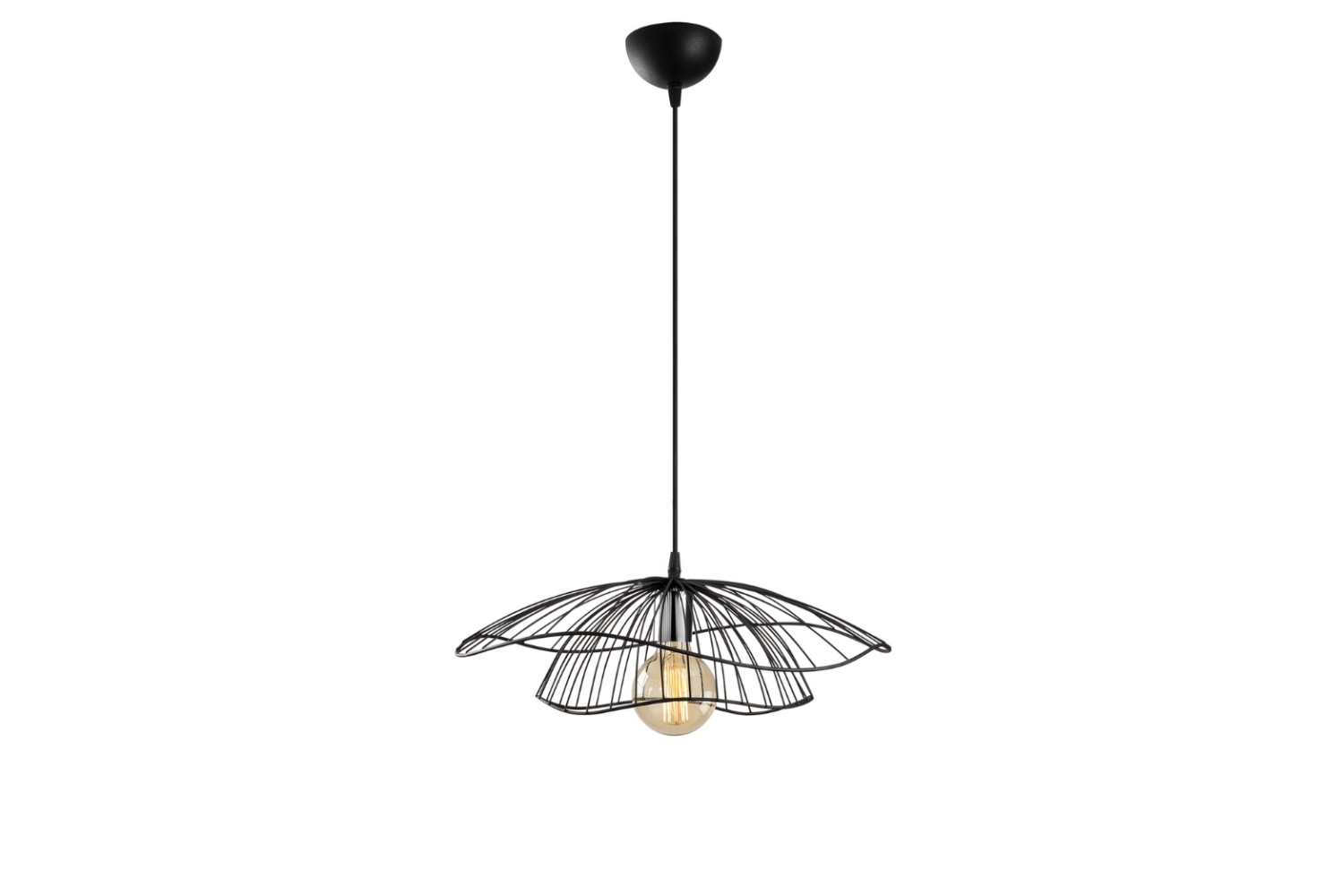 concept-usine-lola-suspension-luminaire-m-tal-noir-fleur image 2