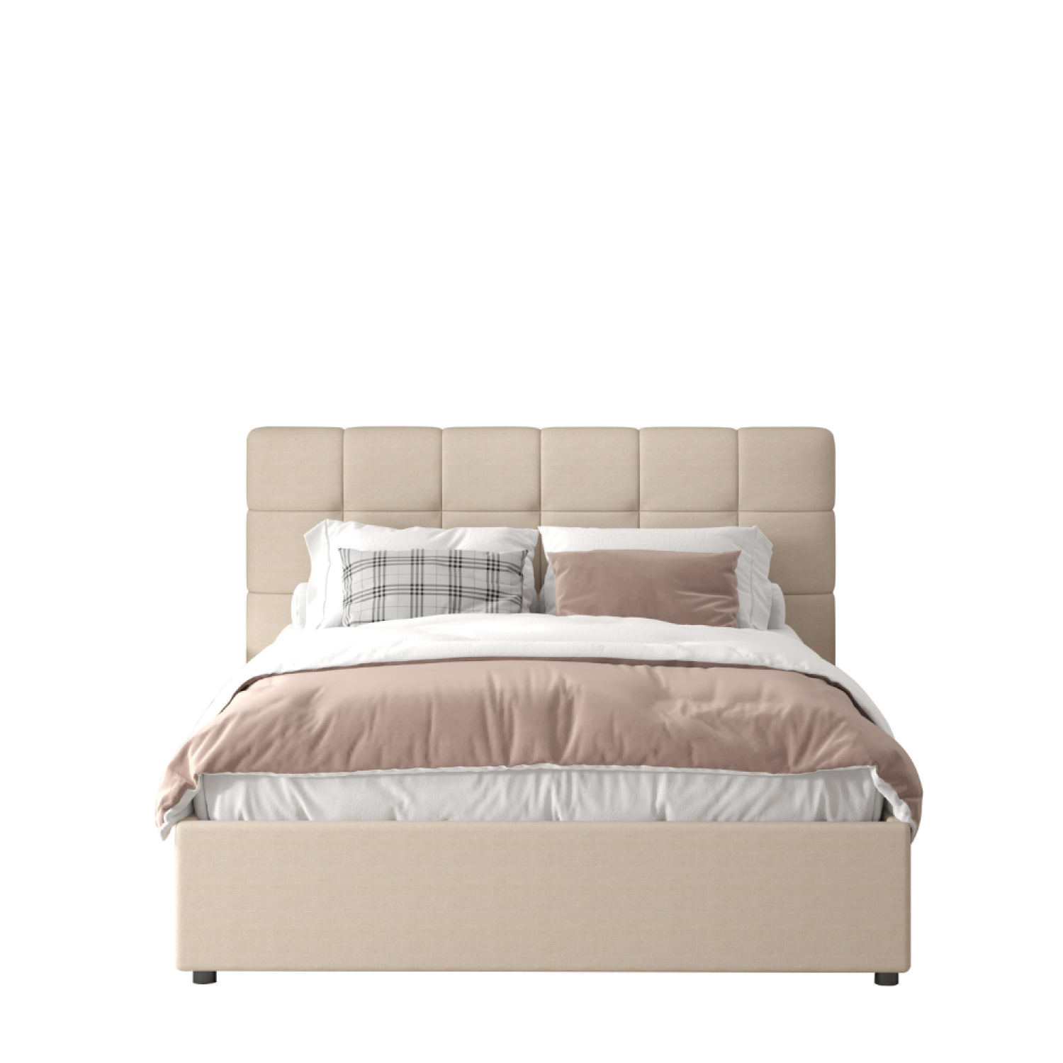 concept-usine-santa-lit-coffre-160x200-velours-beige image 7