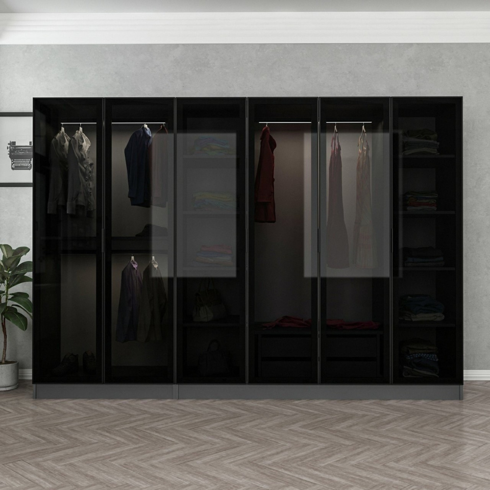 concept-usine-opera-dressing-anthracite-270-cm-avec-penderie image 2