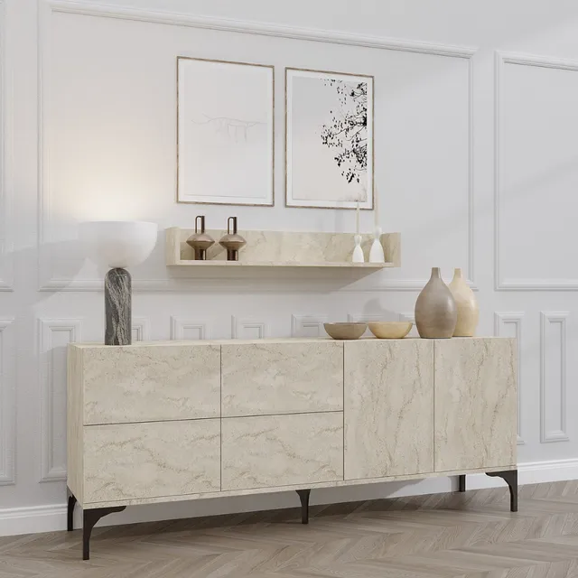concept-usine-aura-buffet-180-cm-effet-travertin image 1