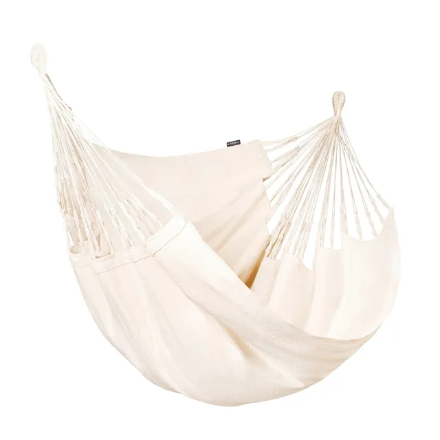 la-siesta-cumbia-organic-fauteuil-suspendu-king-size-latte-coton-bio image 1