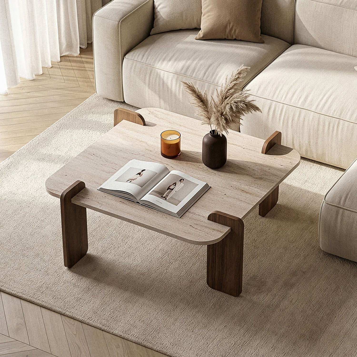 concept-usine-tasi-table-basse-carr-e-beige-90-cm image 3