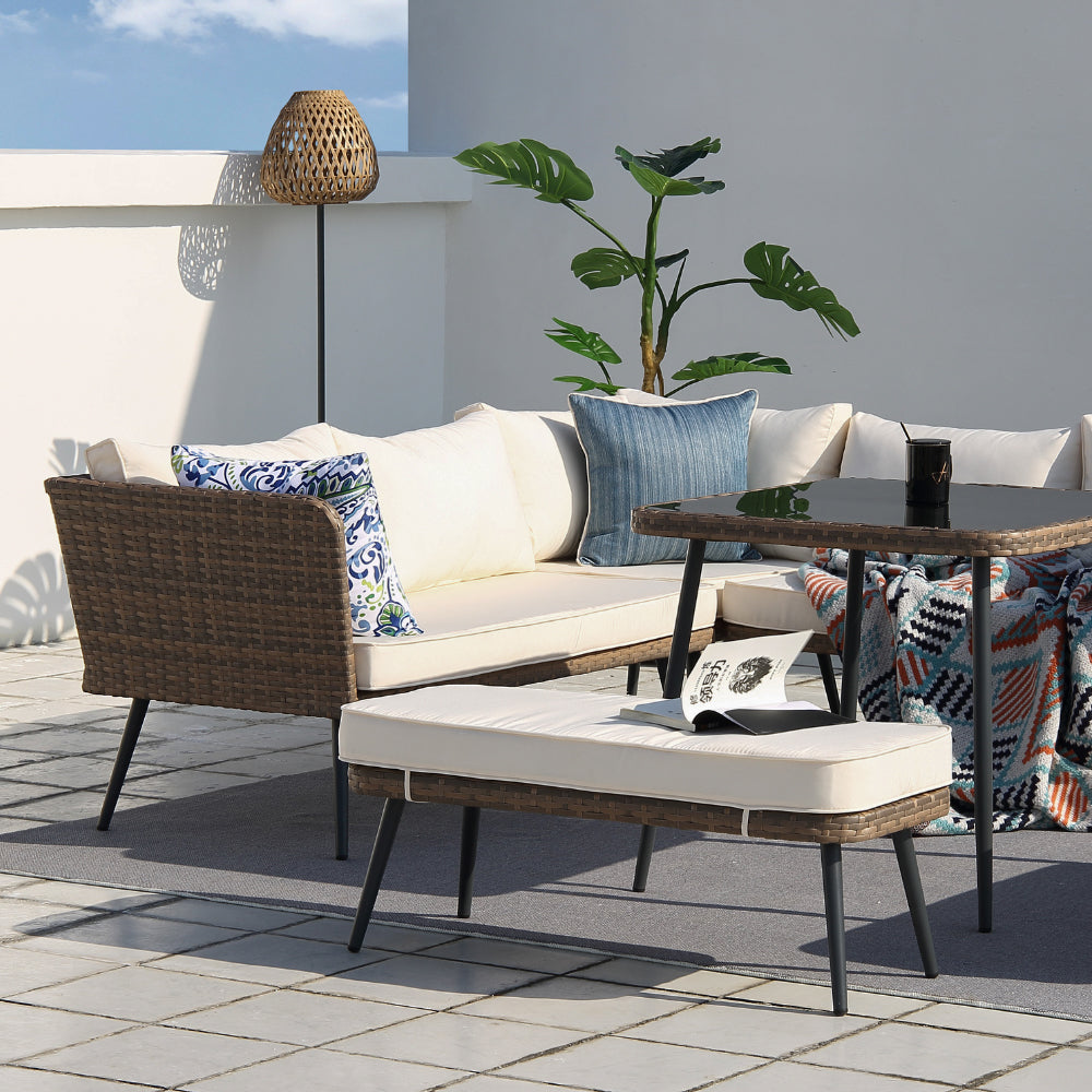 concept-usine-baracoa-salon-de-jardin-9-places-marron-modulable image 4