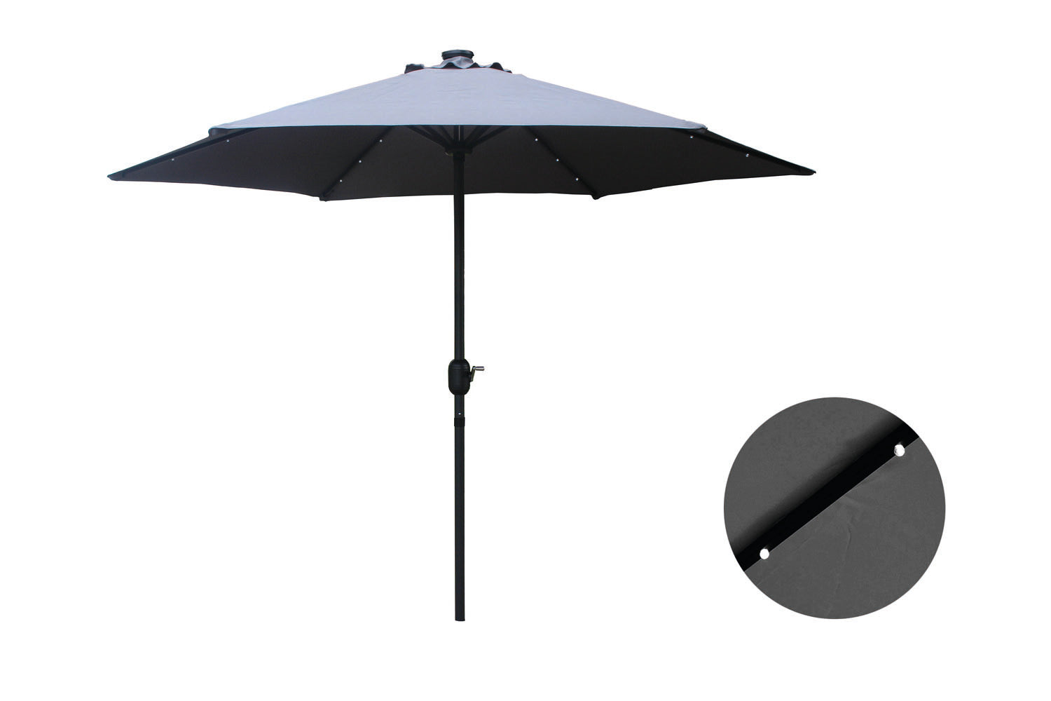 concept-usine-amalfi-parasol-droit-led-rond image 4
