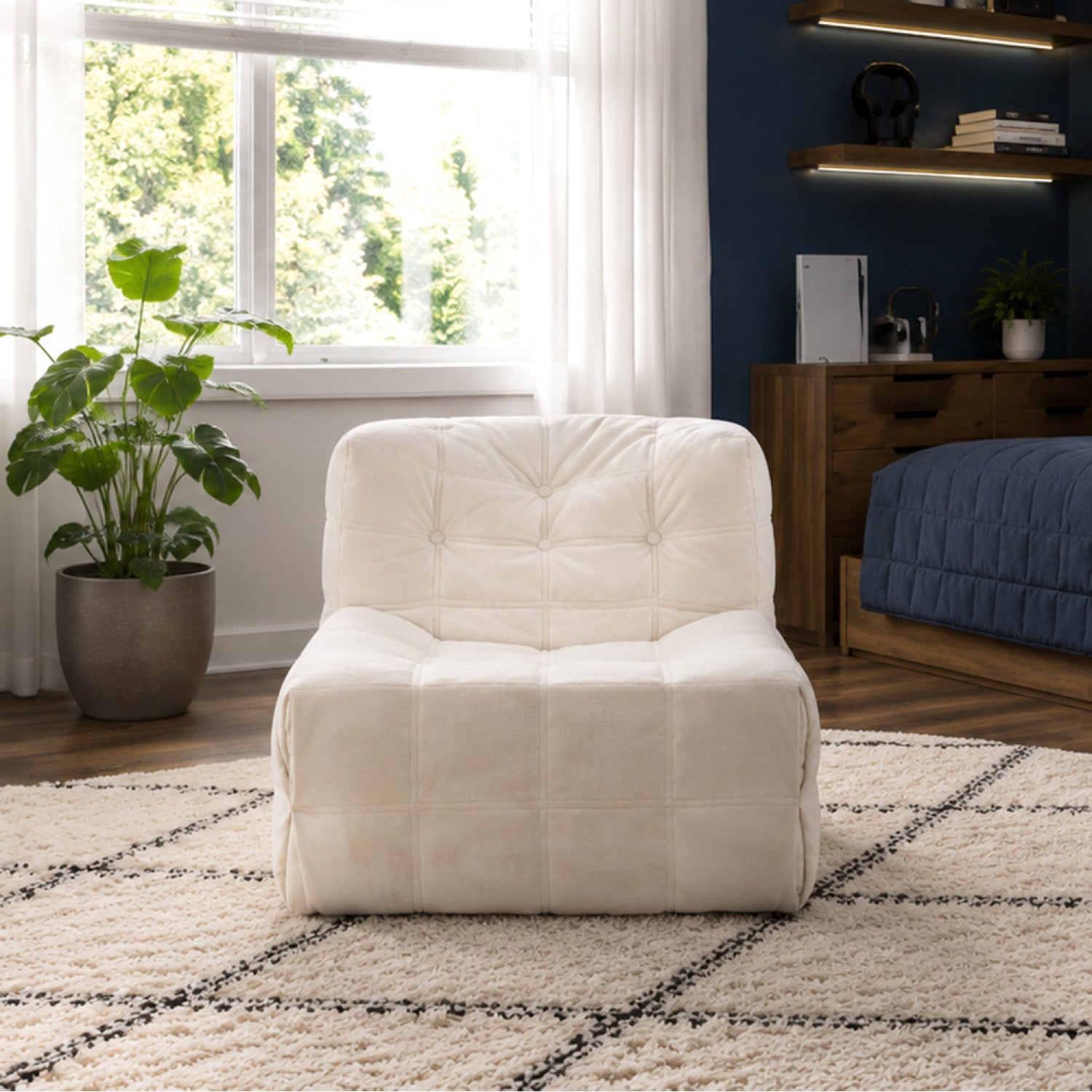 concept-usine-xandra-fauteuil-compress-velours-beige-1-place image 3