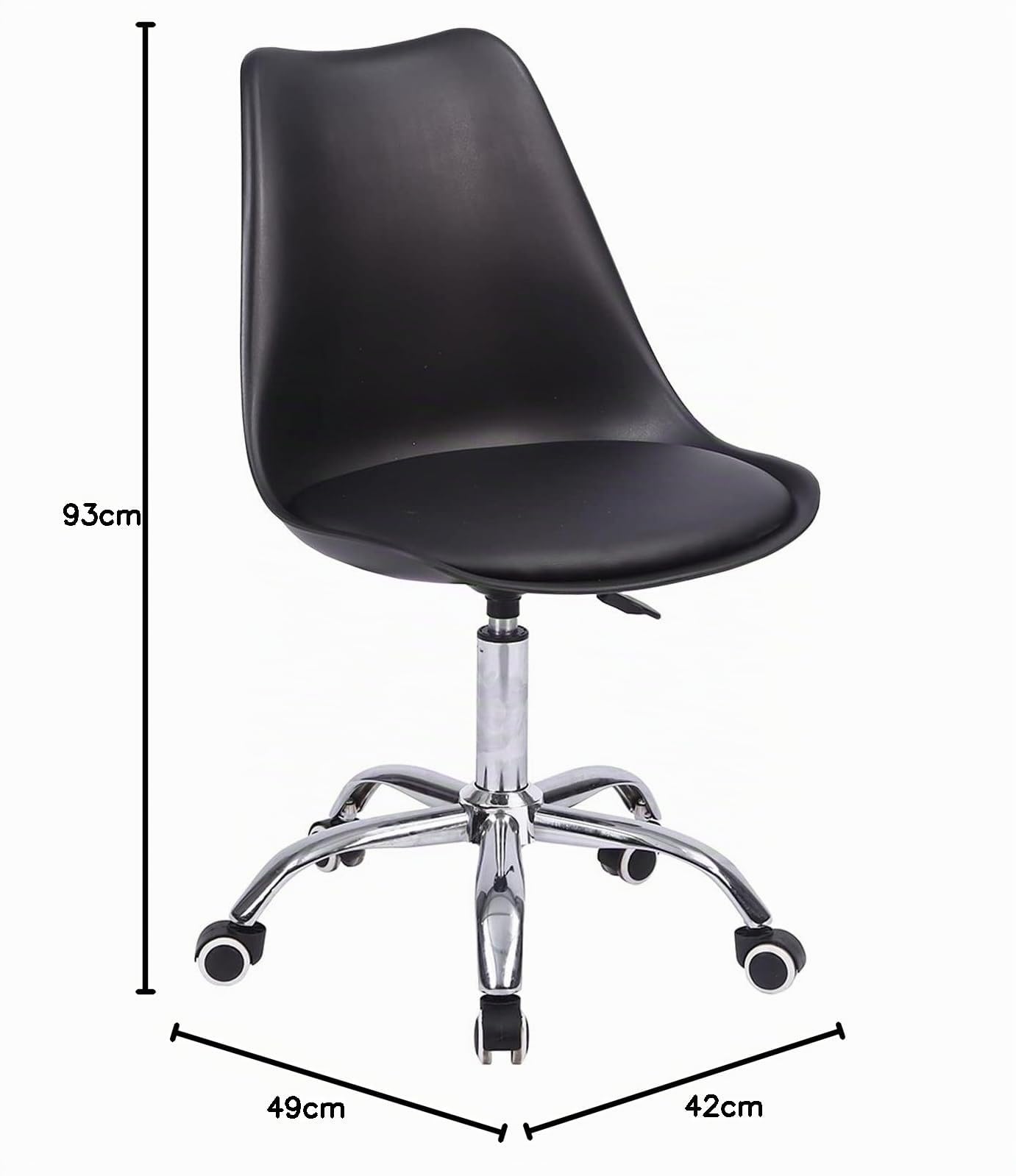 happy-garden-lampedusa-anne-chaise-de-bureau-noire-pivotante image 3