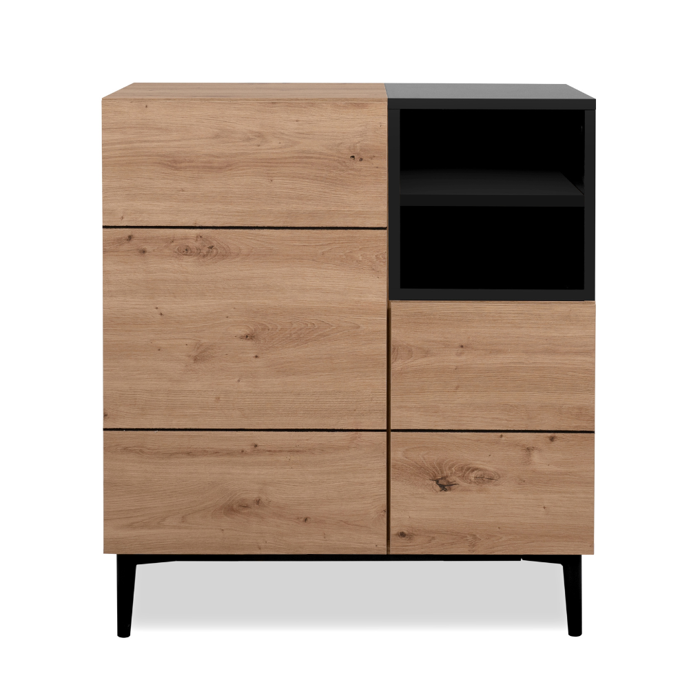 concept-usine-novi-buffet-80-cm-ch-ne-et-noir-2-portes image 5
